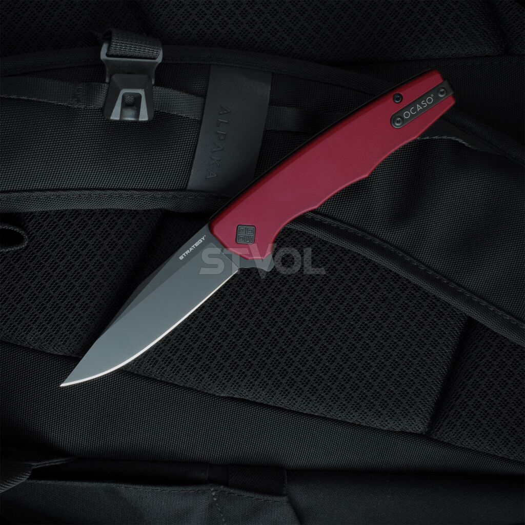 Ніж Ocaso "Strategy", Red Aluminum, Black фото 4
