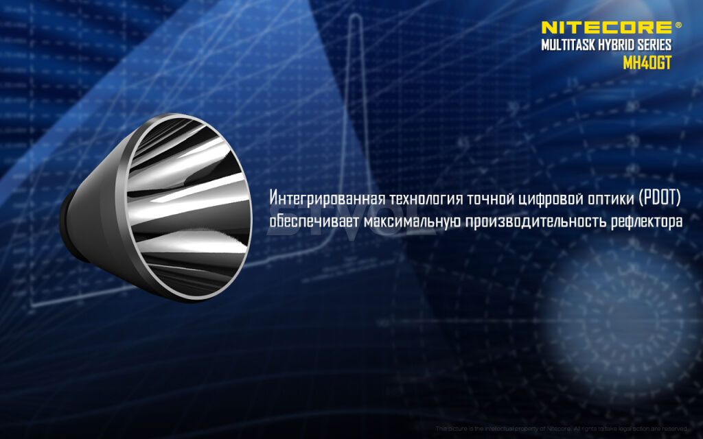 Ліхтар Nitecore MH40GT фото 5