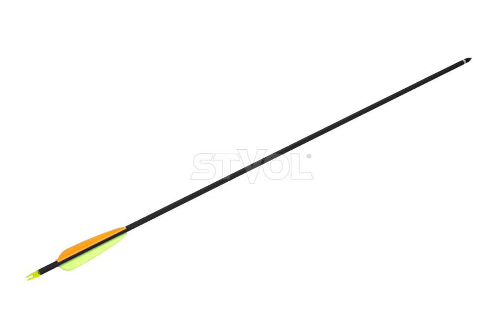 Стрела карбоновая для лука Ek Archery 30'' чёрная Фото 2