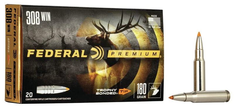 Патрон нарезной Federal Premium 308 Win Trophy Tip 11,66 г (180GR)