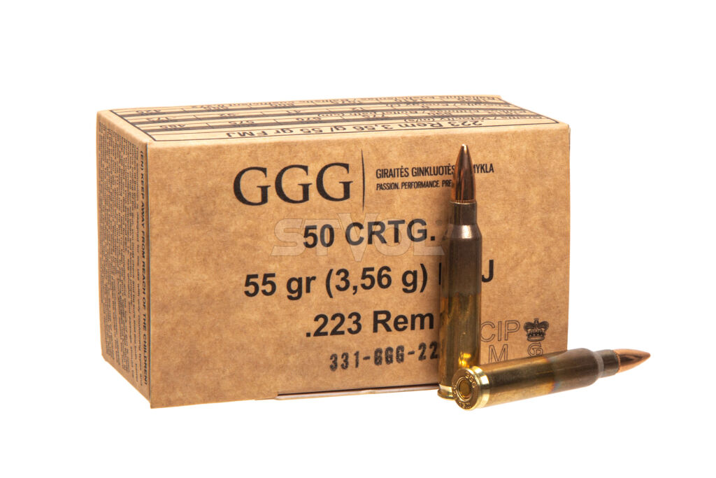 Патрон нарізний GGG кал.223 Rem FMJ 55gr (3.56 г) фото