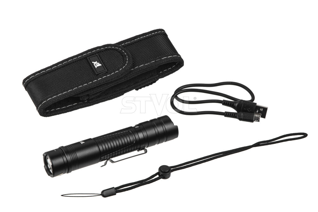 Тактичний ліхтар TFX Propus 1200, заряджається, 1200/450/40 фото 4