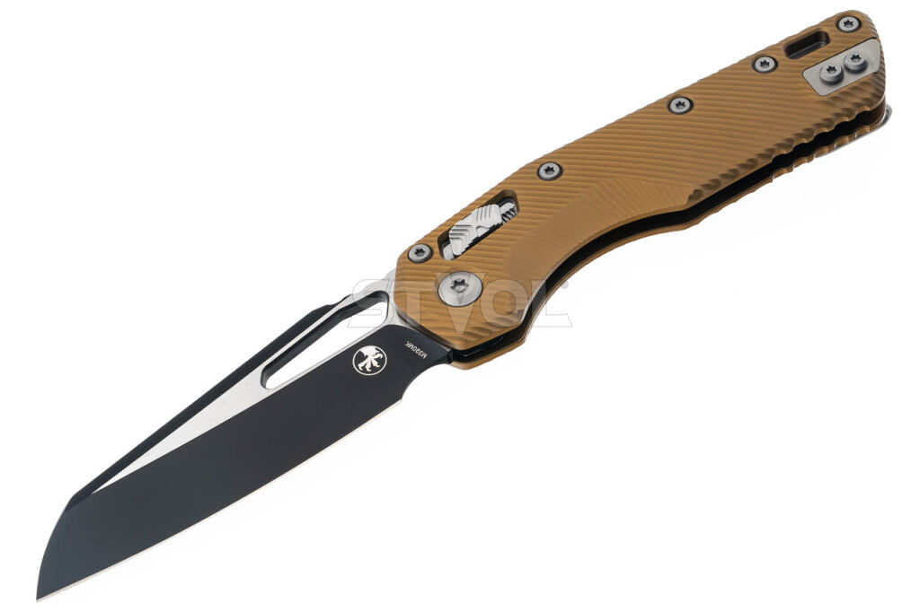 Ніж Microtech MSI SE, fluted black, алюміній, tan фото
