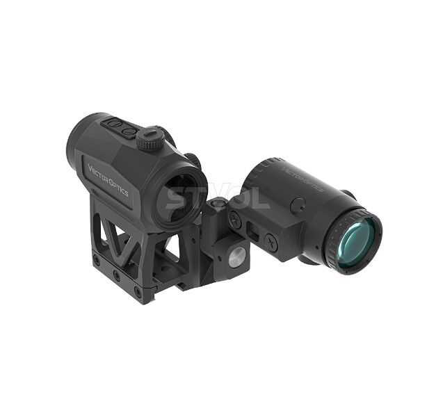 Комплект Vector Optics Scrapper 1x29 MRT + збільшувач Paragon 3x18 з інтегрованим кріпленням фото 9