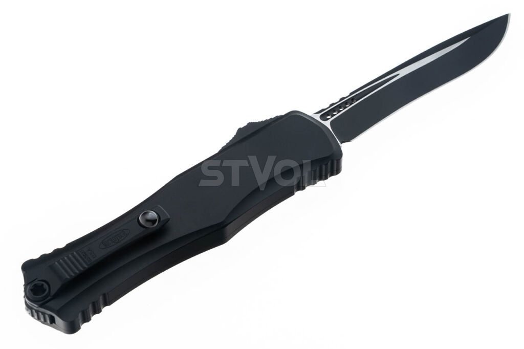 Ніж Microtech Hera II OTF, recurve tactical, чорний фото 2