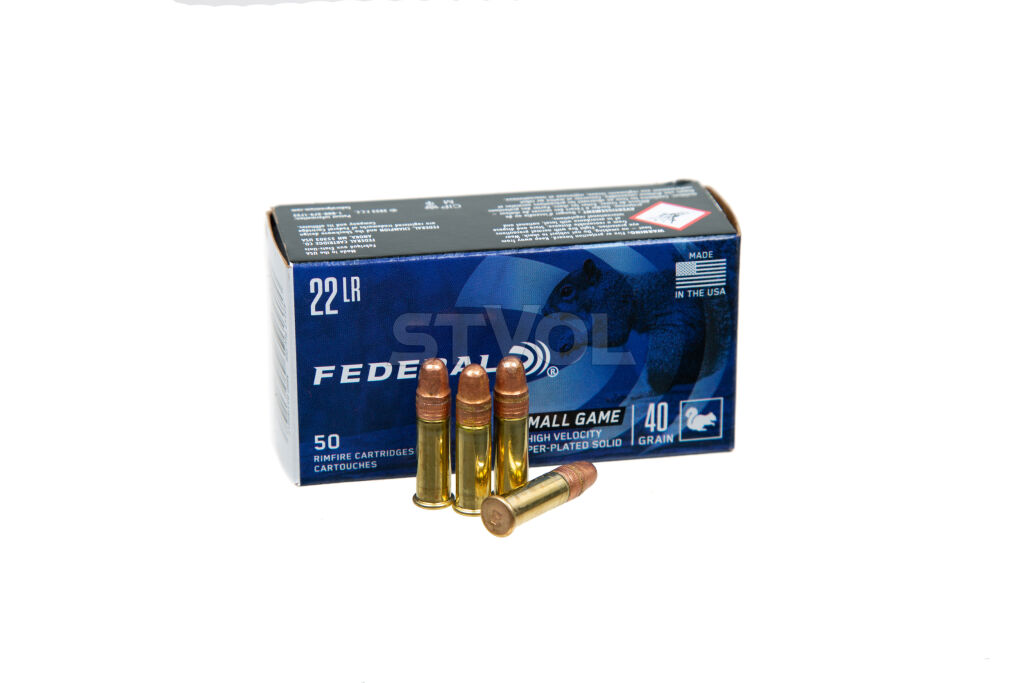 Патрон нарізний Federal Small Game 22LR Cooper Plated Solid 2,59гр (40GR) фото
