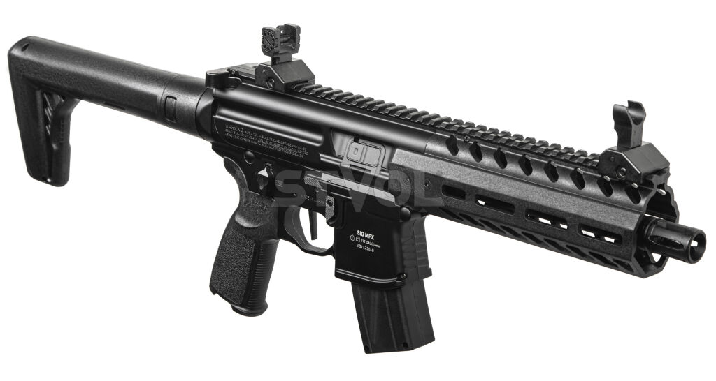 Гвинтівка пневматична Sig Sauer MPX GEN II кал.177 чорна фото 3