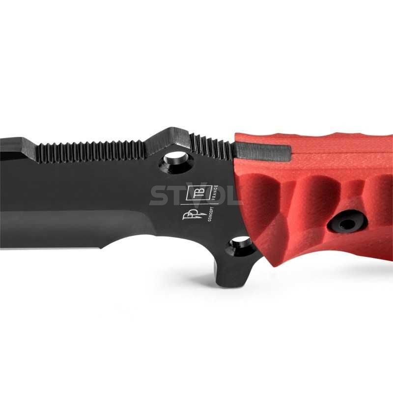 Нож Tb Outdoor "Maraudeur", MOX, G10, красный, кайдексные ножны Фото 3