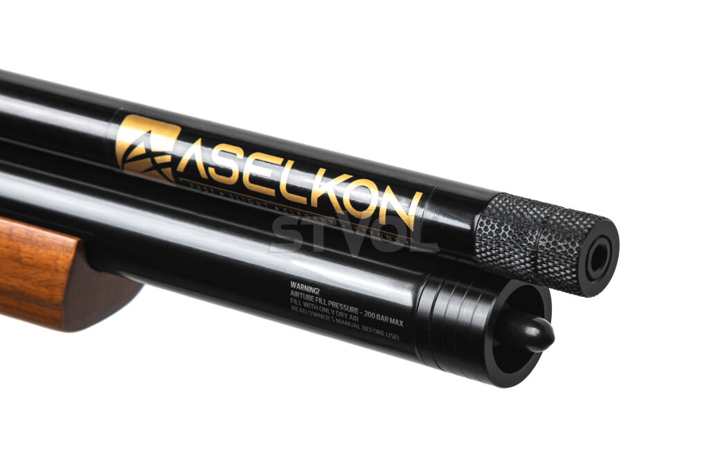 Пневматическая Редукторная PCP винтовка  Aselkon MX7 Wood  кал. 4.5 дерево Фото 6