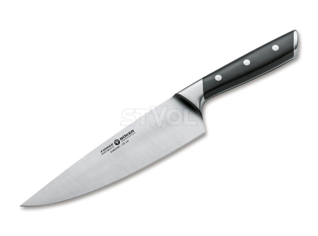 Шефский кованый кухонный нож Boker Forge Chefmesser