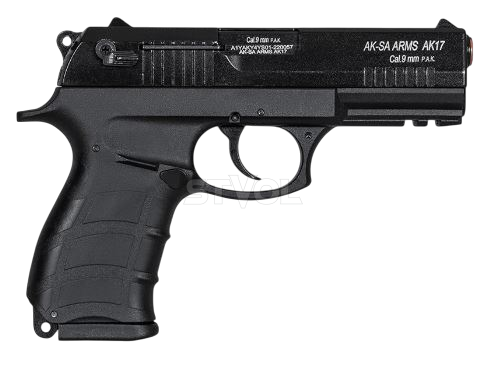 Пистолет сигнальный Aksa Arms AK17 CC-01 cal.9 PAK (Beretta) Фото 2