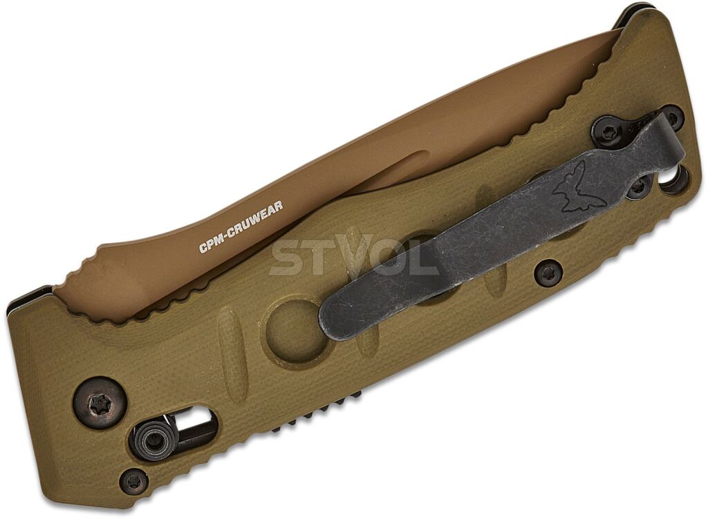 Ніж Benchmade "Sibert Mini Auto Adamas", олива фото 4
