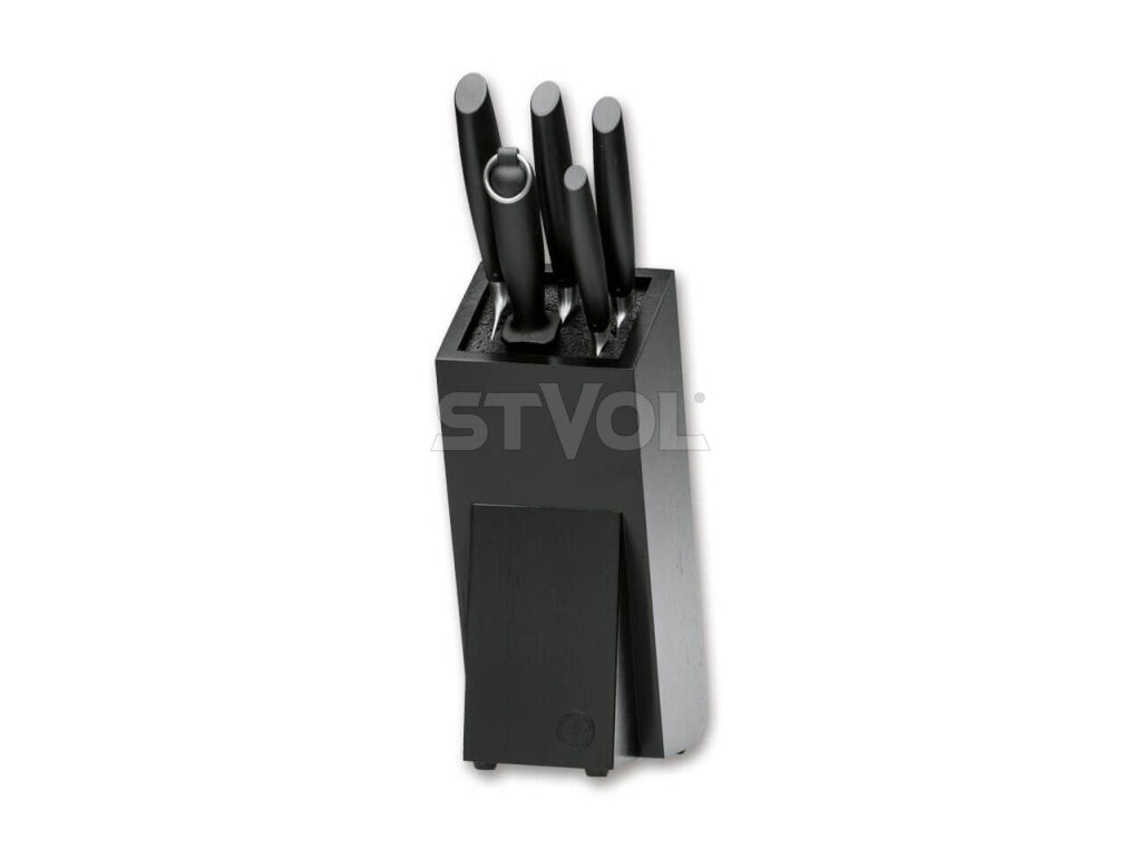 Набір кухонних ножів з мусатом у підставці Boker Core Professional Set 2.0 фото