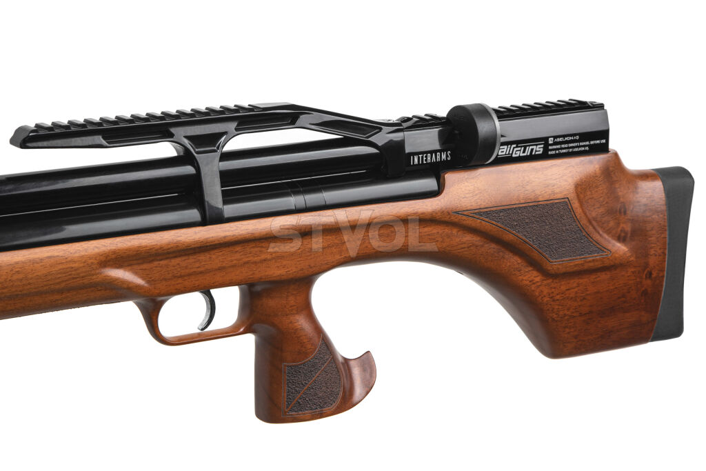 Пневматическая Редукторная PCP винтовка  Aselkon MX7 Wood  кал. 4.5 дерево Фото 5