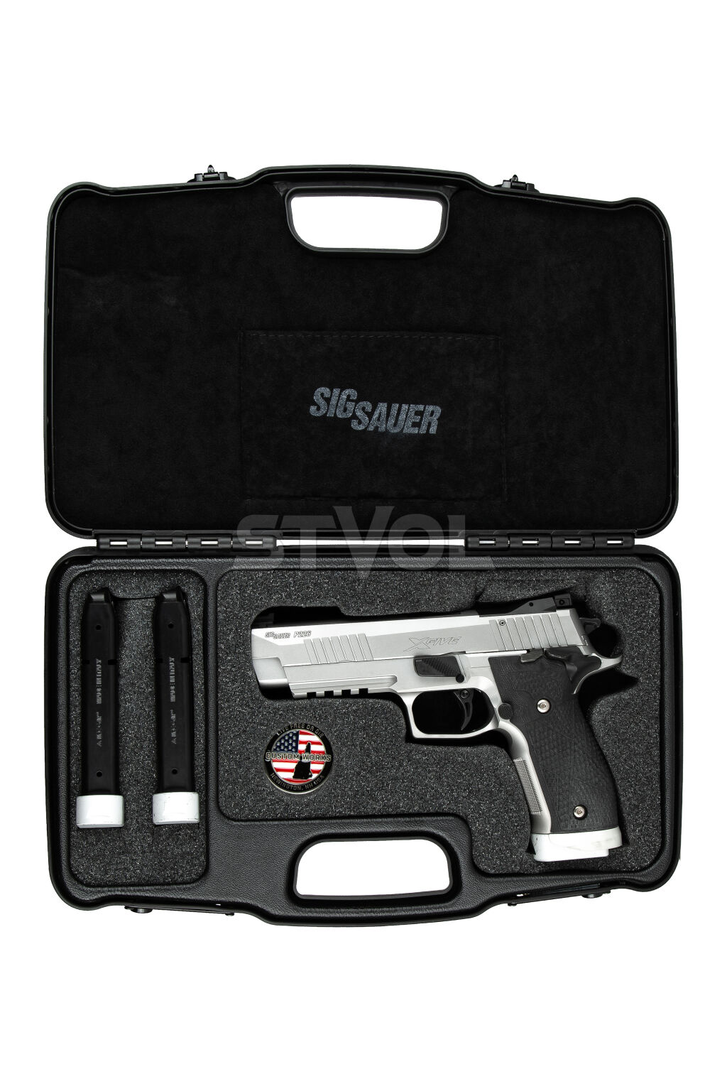 Пистолет спортивный Sig Sauer P226 XFIVE 9MM, 5IN, STAINLESS, BLACK G10, (3) 20RD STEEL MAG, MAGWELL Фото 10