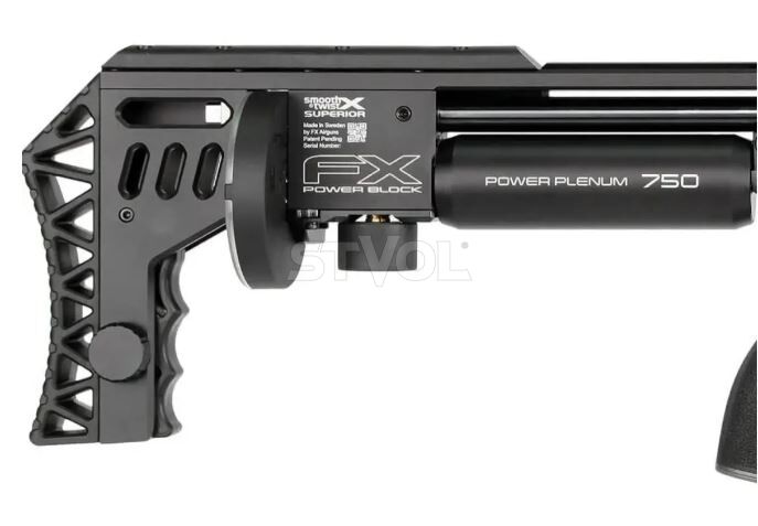 Пневматична редукторна гвинтівка FX Airgun M4 STD Black .177 кал фото 3