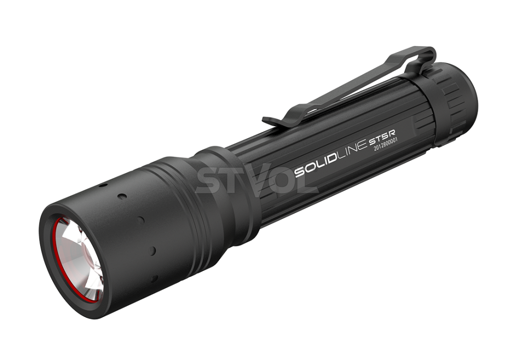 Фонарь Solidline ST5R, заряжаемый, с беспроводной зарядкой и настенным креплением,380/20, блистер