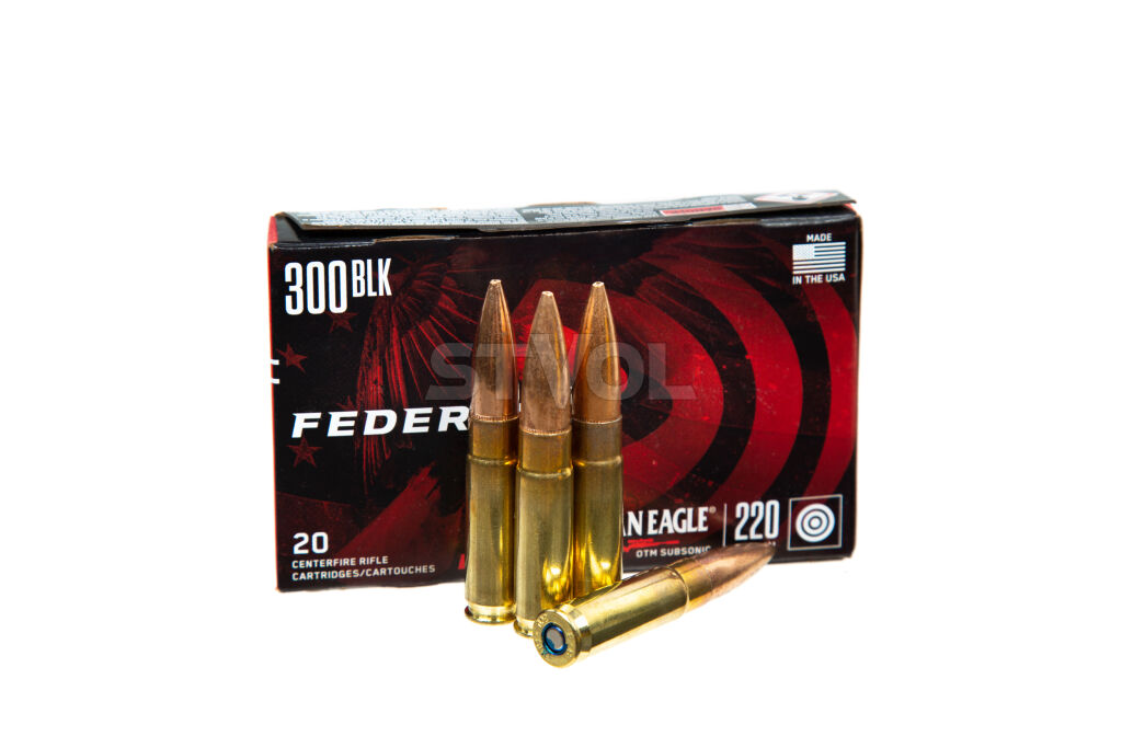 Патрон нарізний дозвуковий Federal American-Eagle 300Blackout OTM 14,26гр (220GR) фото