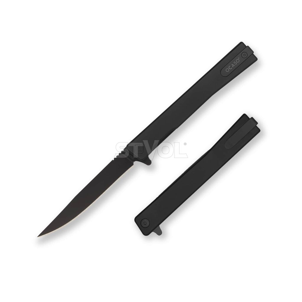 Ніж Ocaso "Solstice", Titanium, Black фото