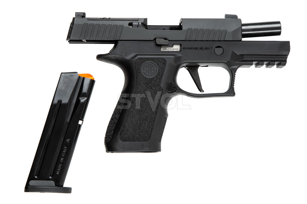 Пистолет спортивный Sig Sauer P320X Compact OR 9MM, (2) 15RD STEEL MAG, RAIL Фото 7