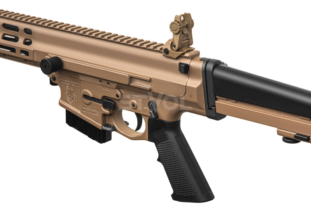 Карабін нарізний Robinson XCR-L 223REM 16" Gas Piston 1:7 Lightweight M-Lok FDE фото 6