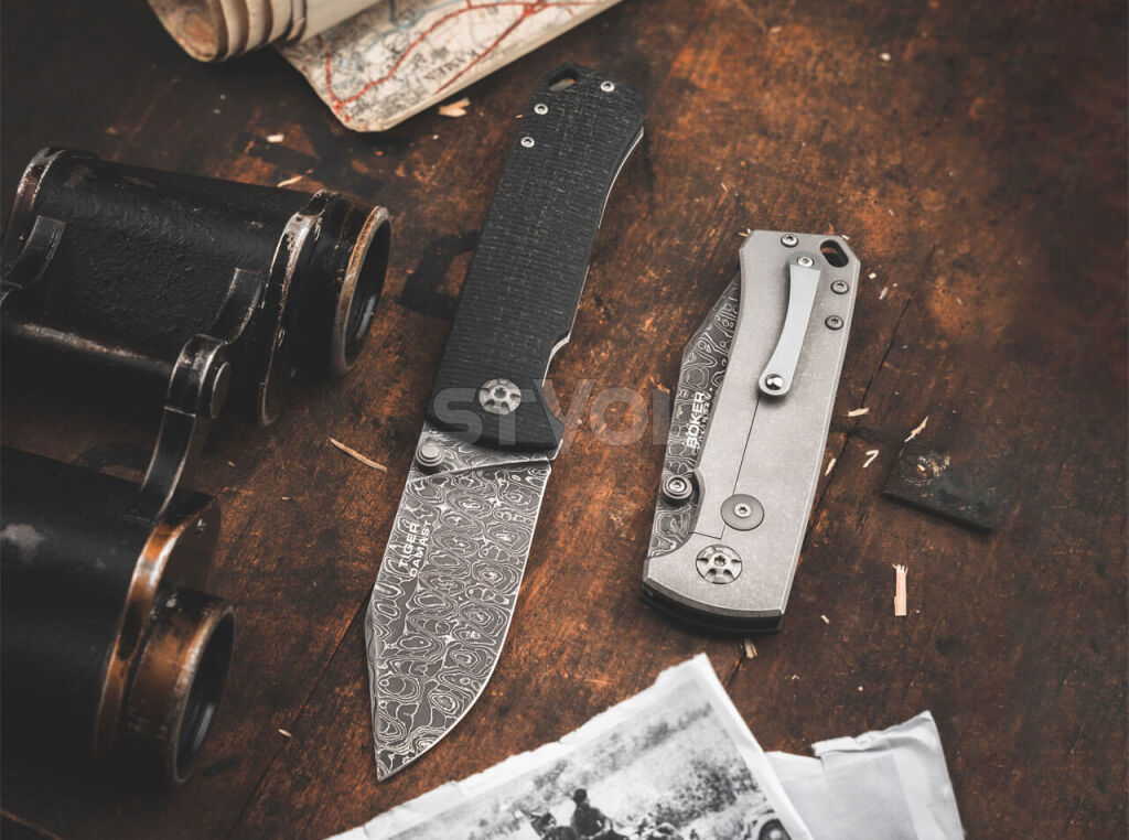 Нож Boker "Tiger-Damast" Фото 4