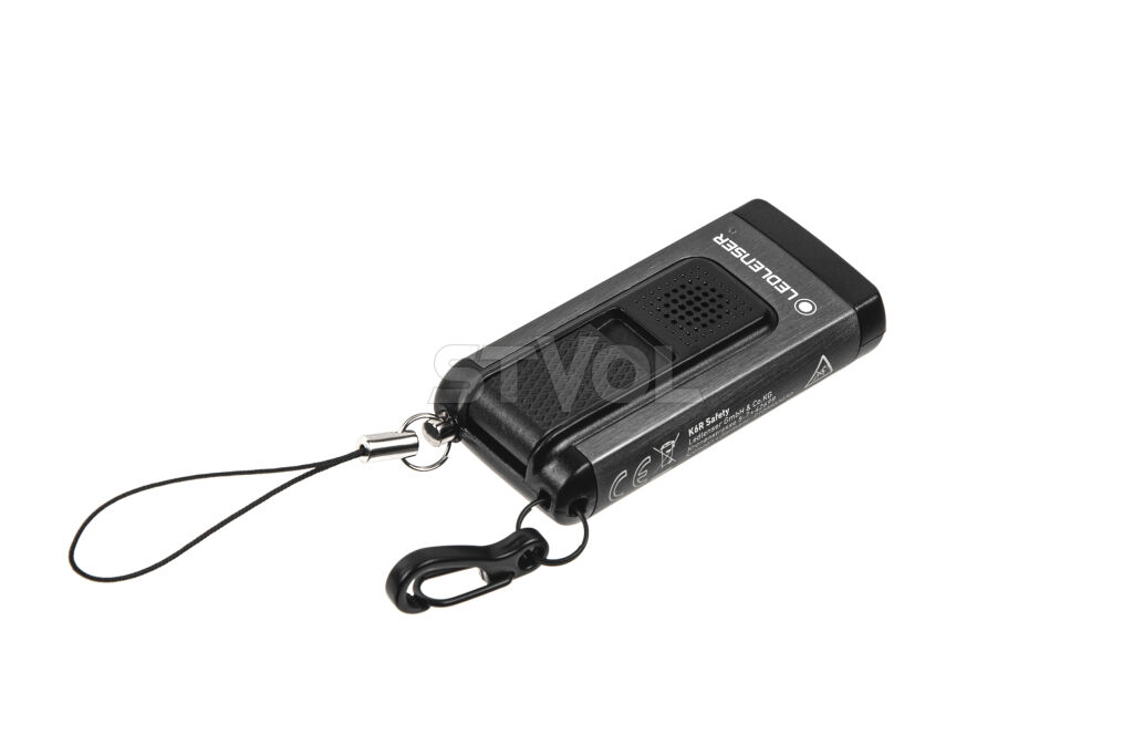 Ліхтар-брелок LedLenser K6R Gray Safety із звуковою сигналізацією, заряджається, 400/200/20 фото 2