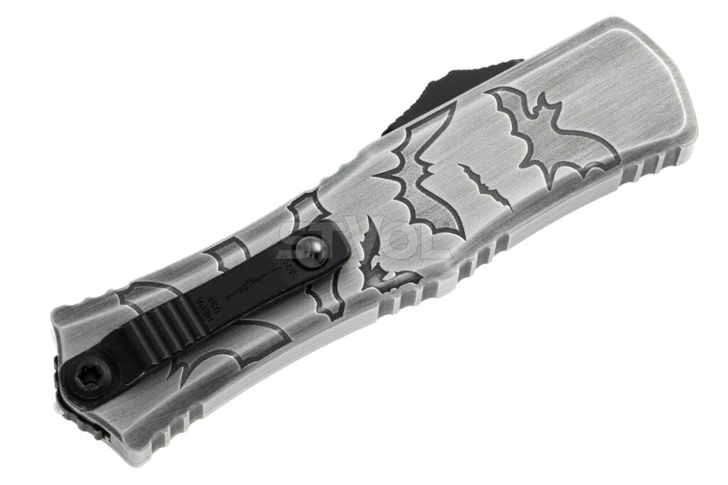 Нож Microtech Hera II Mini D/E OTF, Signature Brushed Metal Bats Фото 4