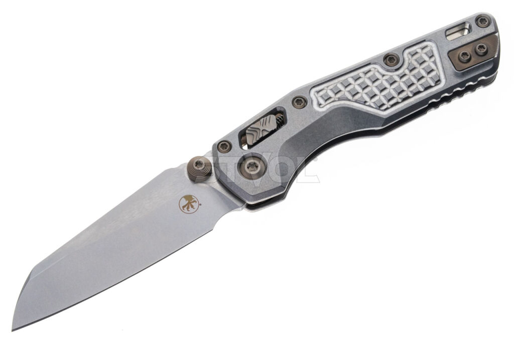 Ніж Microtech MSI Mini Ram-Lok Marfione Select Stnwsh Frag Ti w/ flamed Ti/Br Dbl Vapor фото