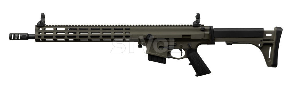 Карабін нарізний Robinson XCR-L 223REM 16" Gas Piston 1:7 Heavy M-Lok Green фото 8