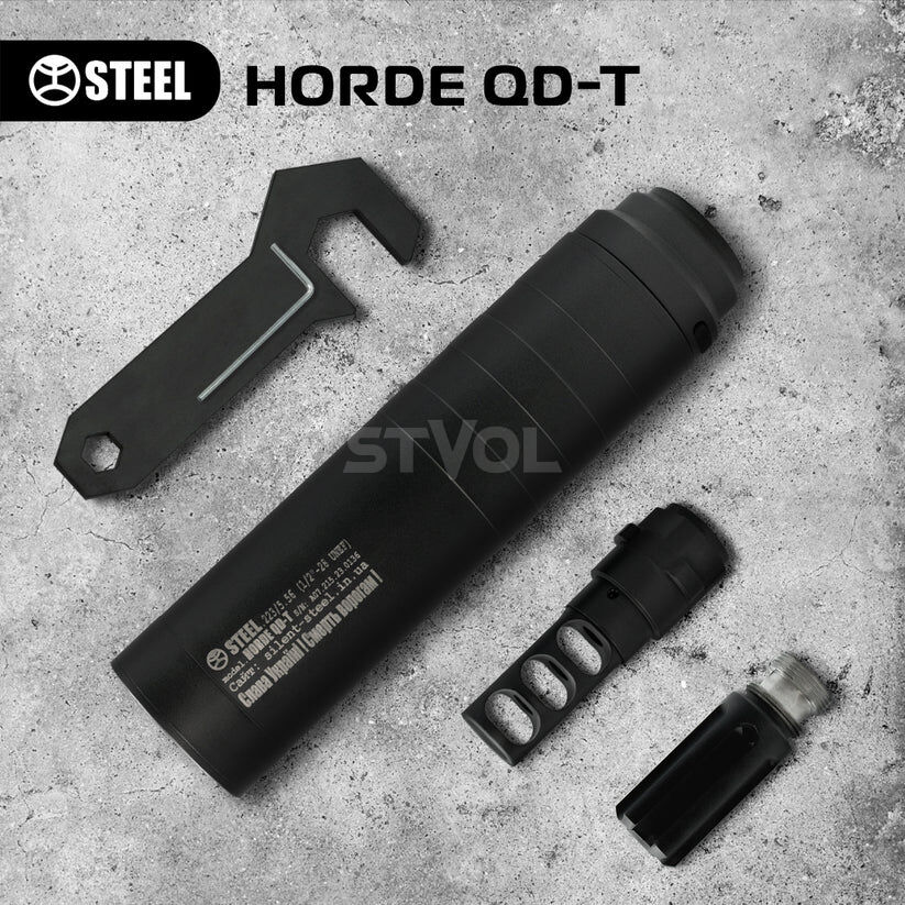 Глушник STEEL HORDE QD-T SMALL 223 1/2*28 фото 3