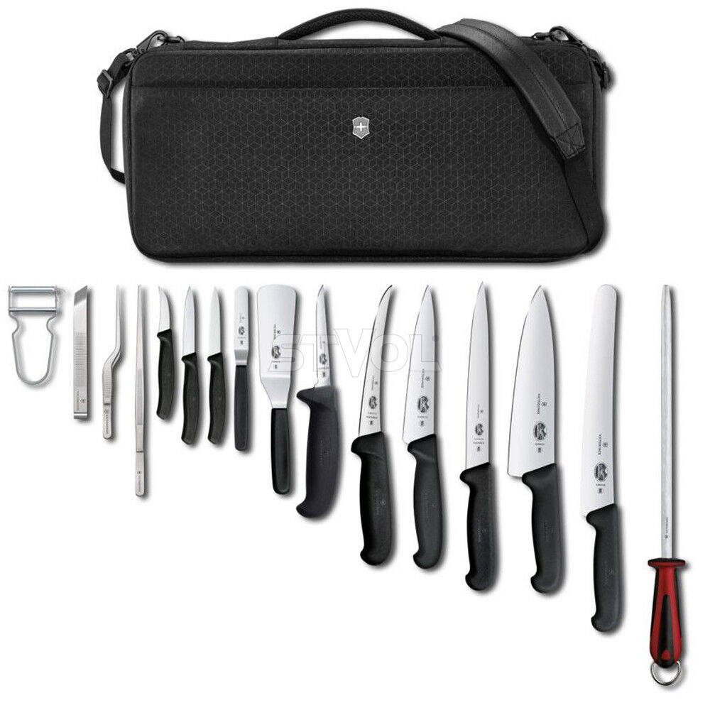 Набор кухонный Victorinox Chef’s Knife Folder Compact Set, 16 предметов