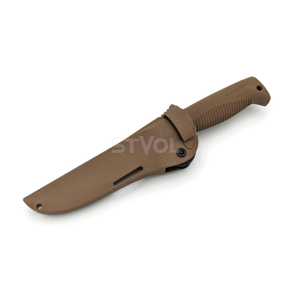 Ніж Peltonen M07, покриття cerakote FDE, coyote, coyote композитний чохол фото 6