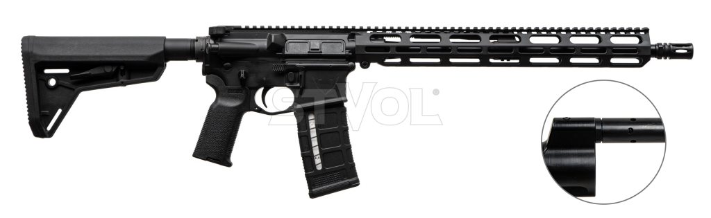 Карабін нарізний VK1 223 Rem 16'' Gas Piston Black фото