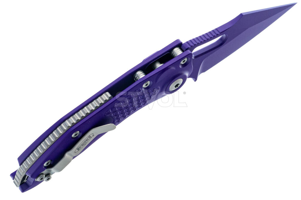 Ніж Microtech Stitch S/E Standard Cerakote Purple фото 3