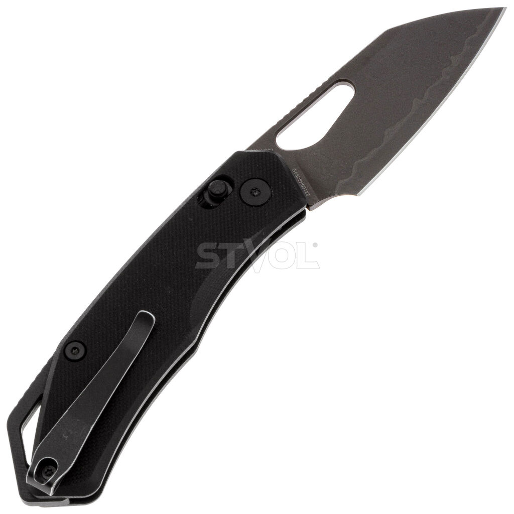 Нож SRM Cub 261M-GB2, Lam. 140Cr, G10, черный Фото 2