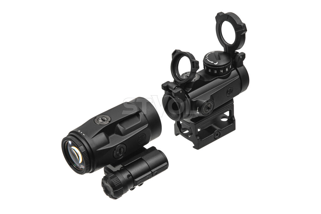 Комплект Sig Optics колiматор ROMEO-MSR 2 MOA RED DOT та магнiфер  JULIET3-MICRO 3X22MM фото 2