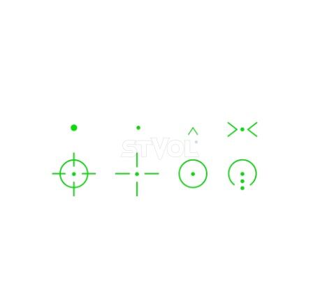Приціл коліматорний Vector Optics SRD 1x27х39 EIGHT-RETICLE Red & Green Illum. фото 4
