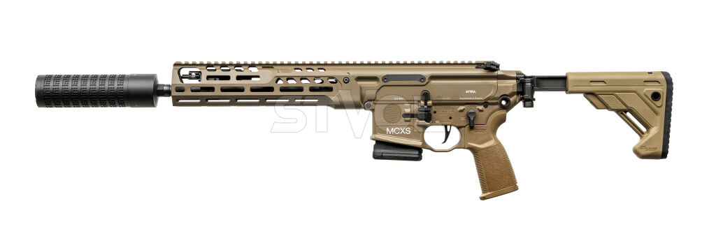 Карабін мисливский MCXS 223 REM, SBR, 11.5IN, IR CERAKOTE, FDE, MLOK, з глушником Sofie TAC фото 7