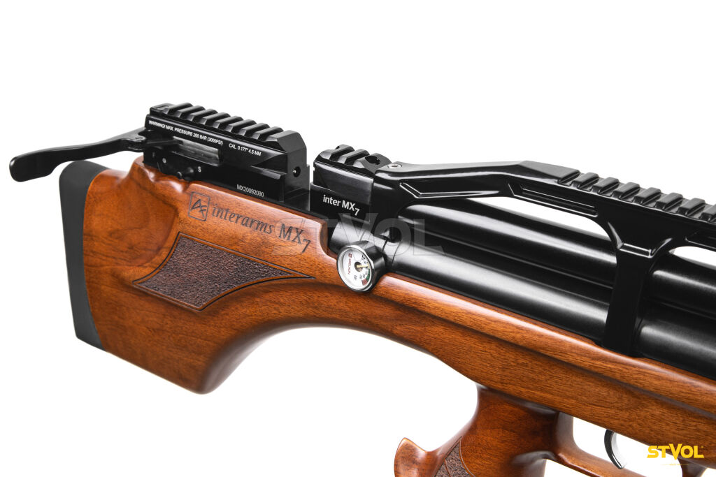 Пневматическая PCP винтовка  Aselkon MX7 Wood  кал. 4.5 дерево Фото 4