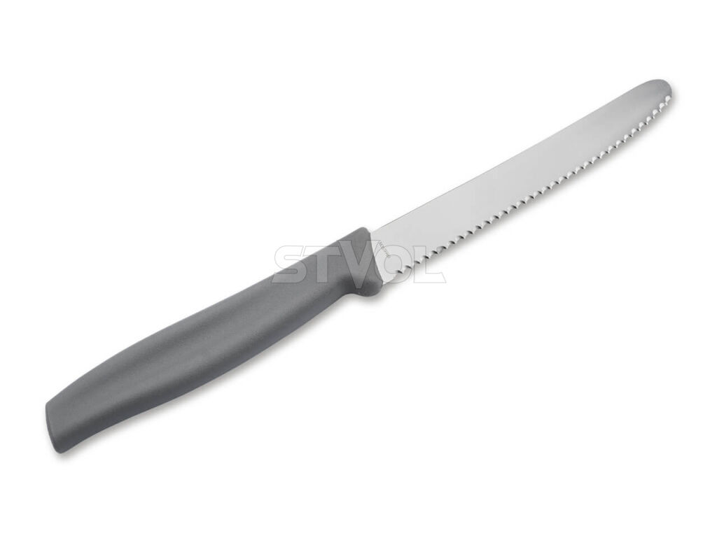 Серрейторний кухонний ніж Boker Sandwich Knife, сірий фото 2