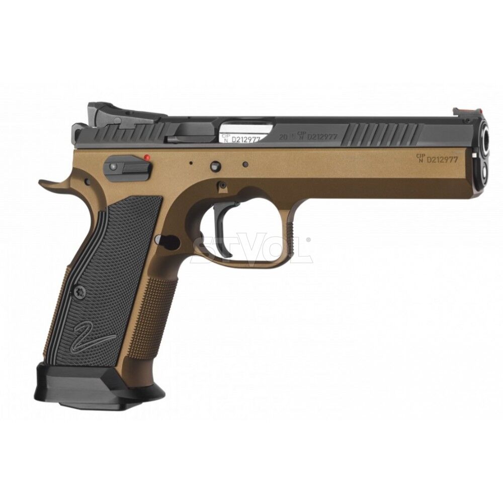Пістолет спортивний CZ TS 2, DEEP BRONZE 9x19 20rd Пластиковий кейс фото 2