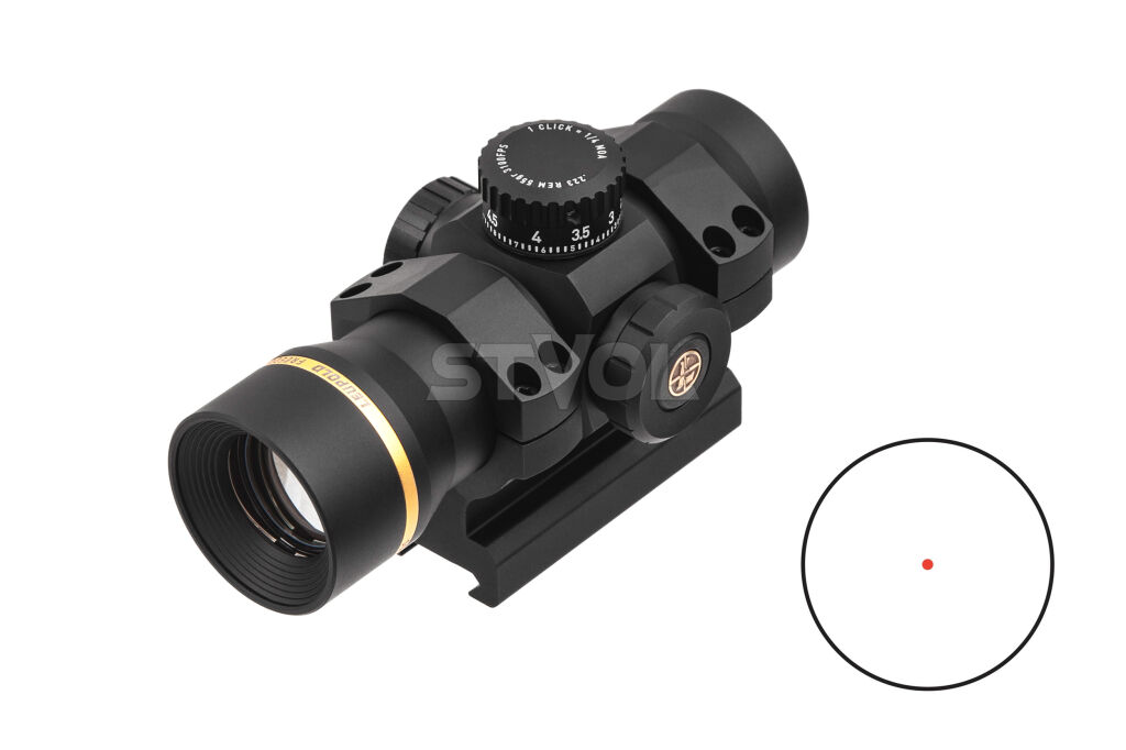 Приціл коліматорний LEUPOLD Freedom RDS 1x34 (34mm) Red Dot 223 BDC 1.0 MOA Dot з кріпленням фото