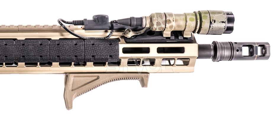 Рукоятка переноса огня Magpul AFG Angled M-Lok System - Black MAG598-BLK Фото 2