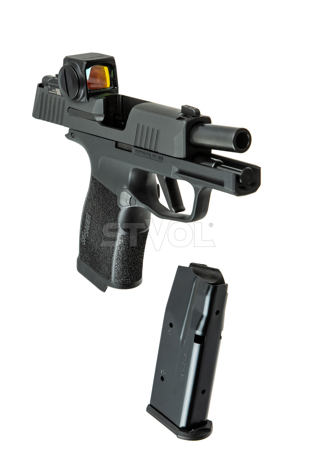 Пістолет спортивний Sig Sauer P365X 9мм, приціл ROMEO X COMPACT, (2) 12RD STEEL MAG фото 9