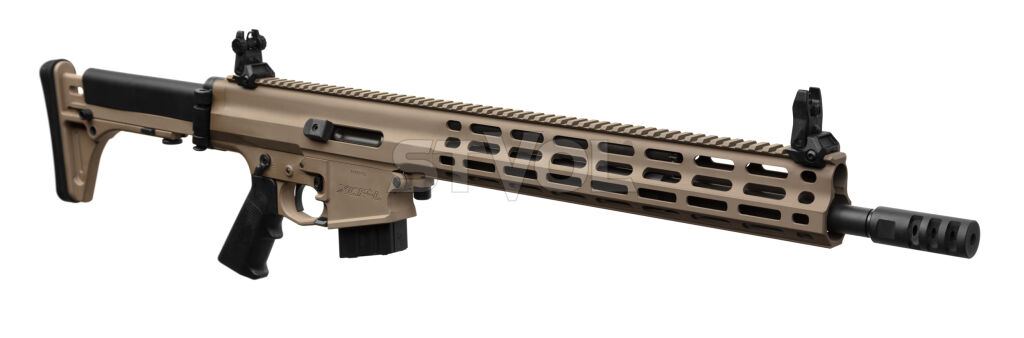 Карабін нарізний Robinson XCR-L 223REM Gas Piston 16'' 1:7 Heavy M-Lok FDE фото 4