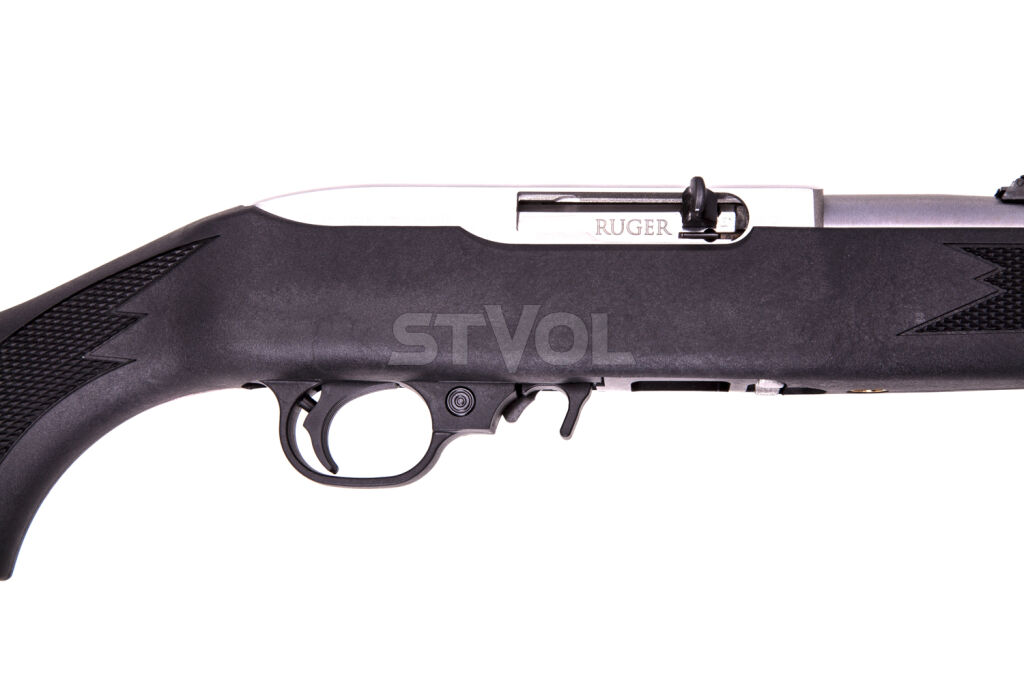 01256 Карабин нарезной RUGER "10/22"Carbine 22LR Synthetic, Stainless Steel 18.5'' Фото 6