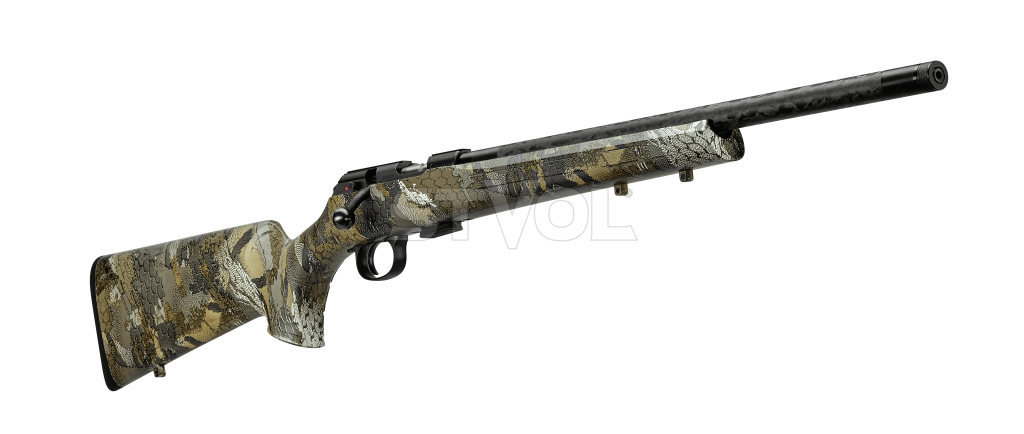 CZ457 CARBON CAMO, кал. 22LR, 525 мм, 1/2x20, Карабін мисливський з 5 заряд. магазином фото 2
