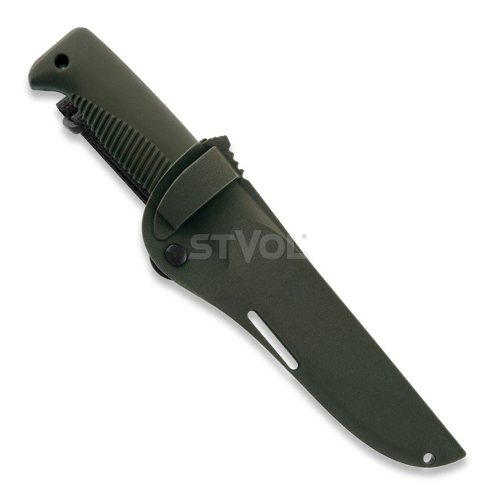 Ніж Peltonen M07, покриття cerakote OD, хаки, хаки композитний чохол фото 2