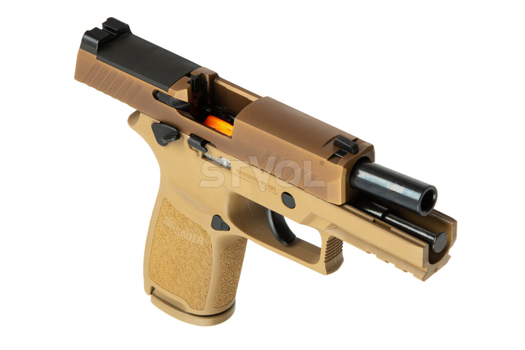 Пистолет спортивный Sig Sauer M18, 9MM, 3.9IN, COYOTE, SIGLITE, (1) 17RD (2) 21RD MAG, MANUAL SAFETY Фото 5